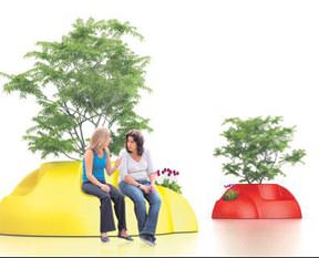 Şehir mobilyalarına farklı dokunuş