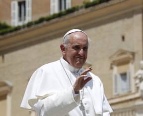 Papa 1. Francis yoldan çıktı