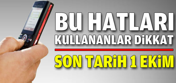Son tarih 1 Ekim