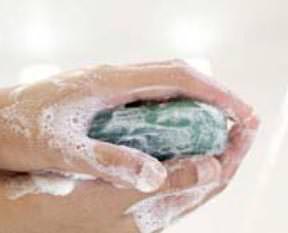 Suya ve sabuna dokunun