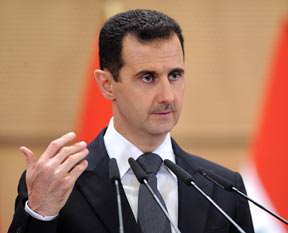 Esad'ı vuruyorlardı