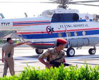 Mübarek’e helikopterli tahliye