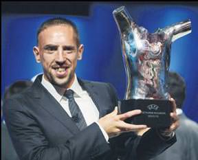 Ribery Avrupa'da yılın oyuncusu