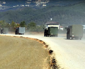 Suriye sınırına askeri sevkiyat
