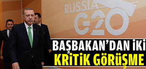 Başbakan’dan iki kritik görüşme