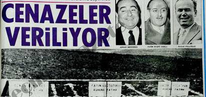 Adnan Menderes, Hasan Polatkan ve Fatin Rüştü Zorlu'nun cenazeleri İstanbul'a nakledildi ve devlet töreniyle Topkapı'da yaptırılan anıtmezara defnedildi.