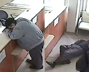 Ölüm fatura öderken yakaladı