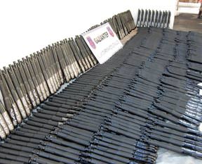 500 tüfek yakalandı