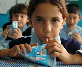 Okul sütüne anlık takip