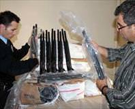 Minibüsün yükü pompalı