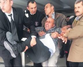 Baba yüreği dayanamadı