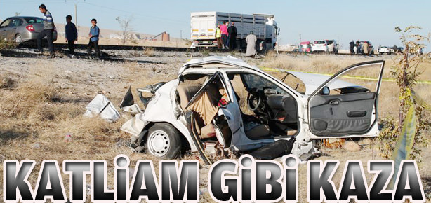 Katliam gibi kaza