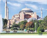 Ayasofya’da dilek taşı!