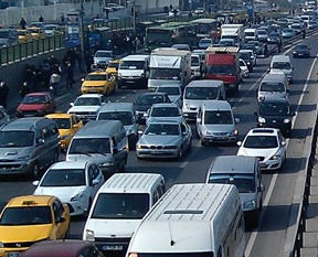 İstanbul’da trafiği felç eden prova
