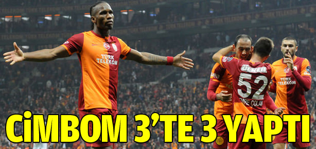 Galatasaray 3’te 3 yaptı!