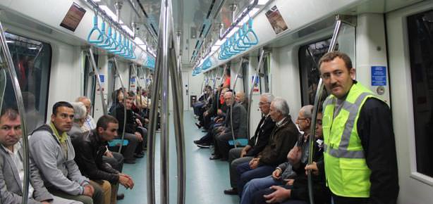 1 günde 350 bin yolcu