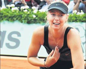 Sharapova sunar