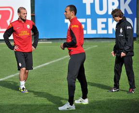 Galatasaray'da Sneijder sevinci