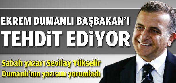 Dumanlı tehdit ediyor