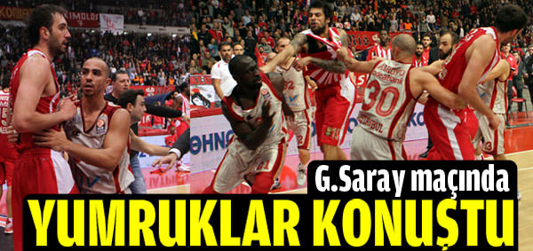 G.Saray maçında yumruklar konuştu