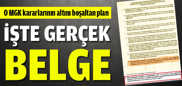 O MGK kararlarının altını boşaltan plan