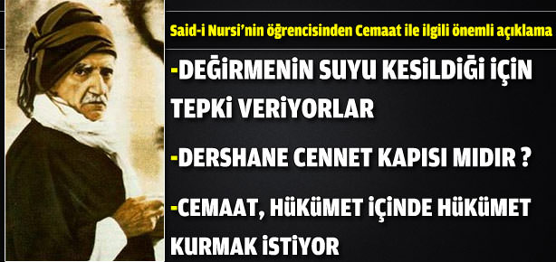 ’Değirmenin suyu kesildiği için tepki veriyorlar’