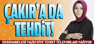 Elif Çakır’ı da tehdit ettiler