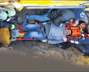 Göçükte can pazarı