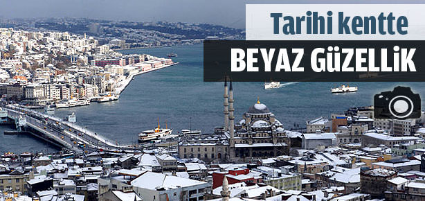 Tarihi kentte beyaz güzellik