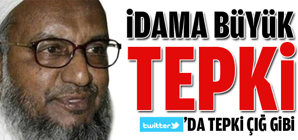 İdam kararına Twitter'da sert tepki