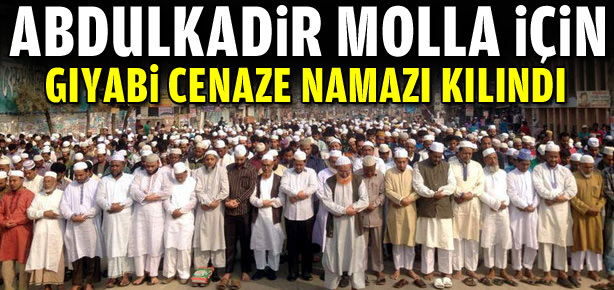 Abdülkadir Molla için gıyabi cenaze namazı kılındı-1