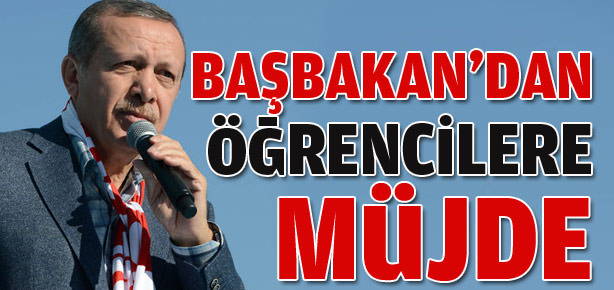 Başbakan’dan öğrencilere müjde