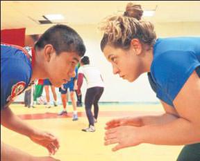 Soçi pehlivanı çıktı meydane