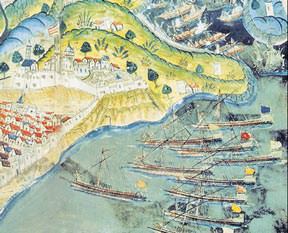 Duvardaki Türk güllesi