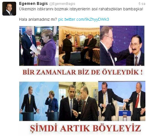 Egemen Bağış'tan ilginç gönderme-1