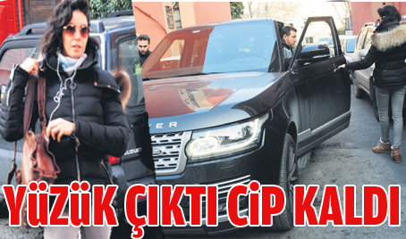 Yüzük çıktı cip kaldı