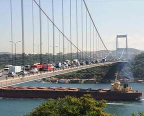 Boğaz gemi trafiğine kapatıldı