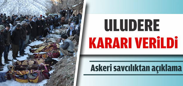 Uludere'de kritik gelişme