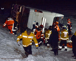 Kayseri'de katliam gibi kaza: 21 ölü
