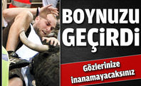 Boynuzu böyle geçirdi