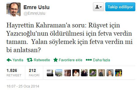 Karaman, Emre Uslu’ya fasık dedi!