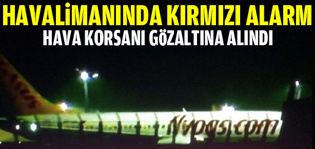 Uçakta bomba ihbarı
