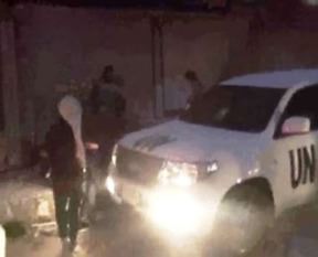 BM heyetine bombalı saldırı