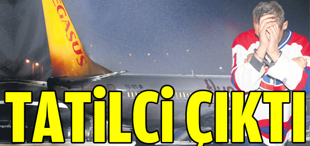 Tatilci çıktı!