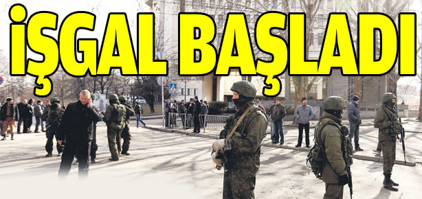İşgal başladı