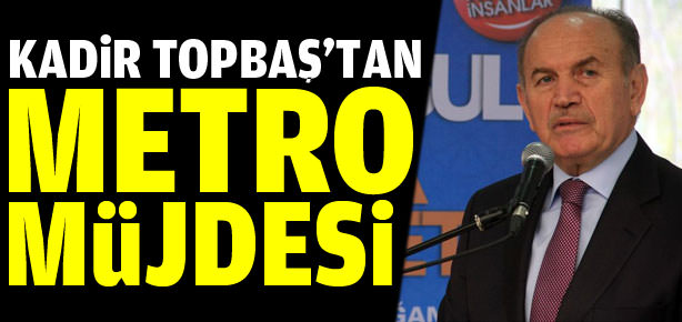 Topbaş’tan Büyükçekmece’ye metro müjdesi