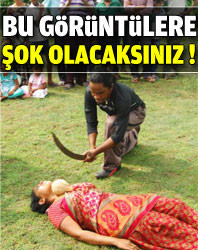 Bu kadın acı hissetmiyor!