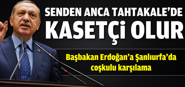 ’Senden Tahtakale’de kasetçi olur’