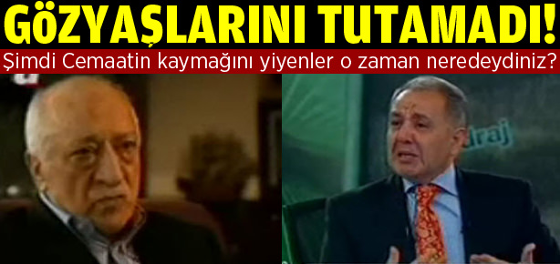 Ahmet Keleş gözyaşlarını tutamadı