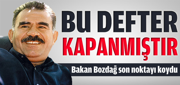 Bakan Bozdağ’dan Öcalan açıklaması